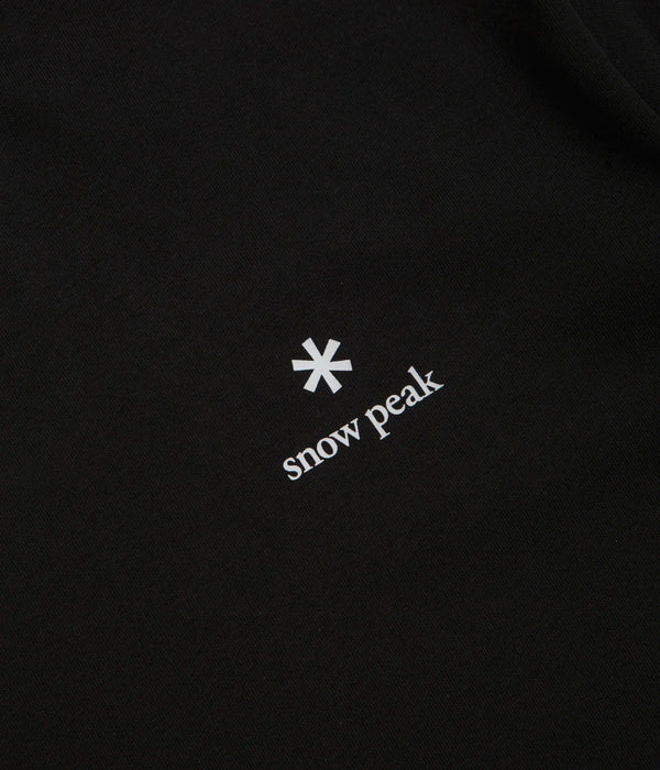 Snow Peak Logo T-Shirt - Black