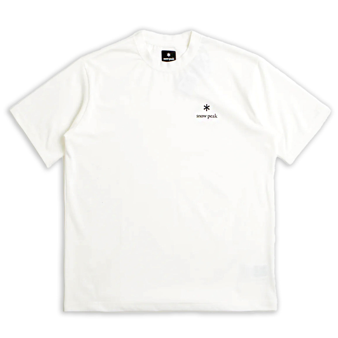 Snow Peak Logo T-Shirt - White - Galvin for Men