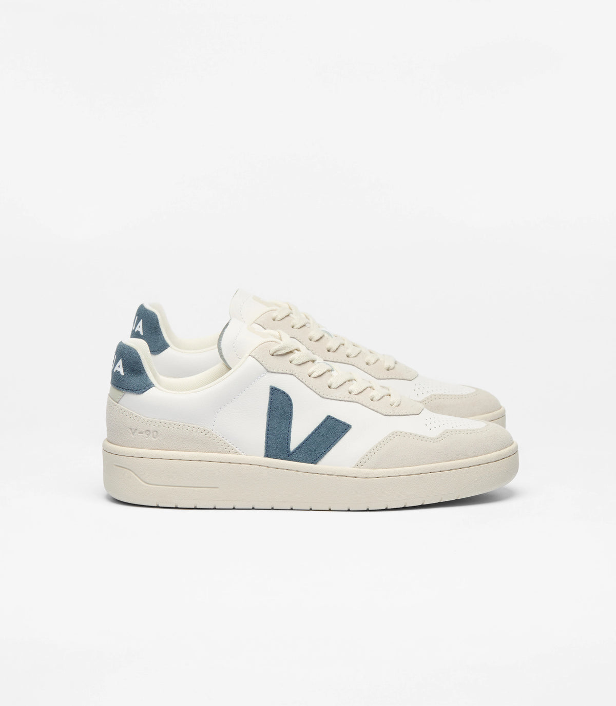Veja V-90 Leather - White/California