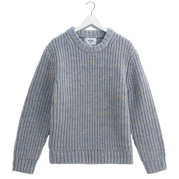 Wax London Wilde Crew Thick Knit - Blue