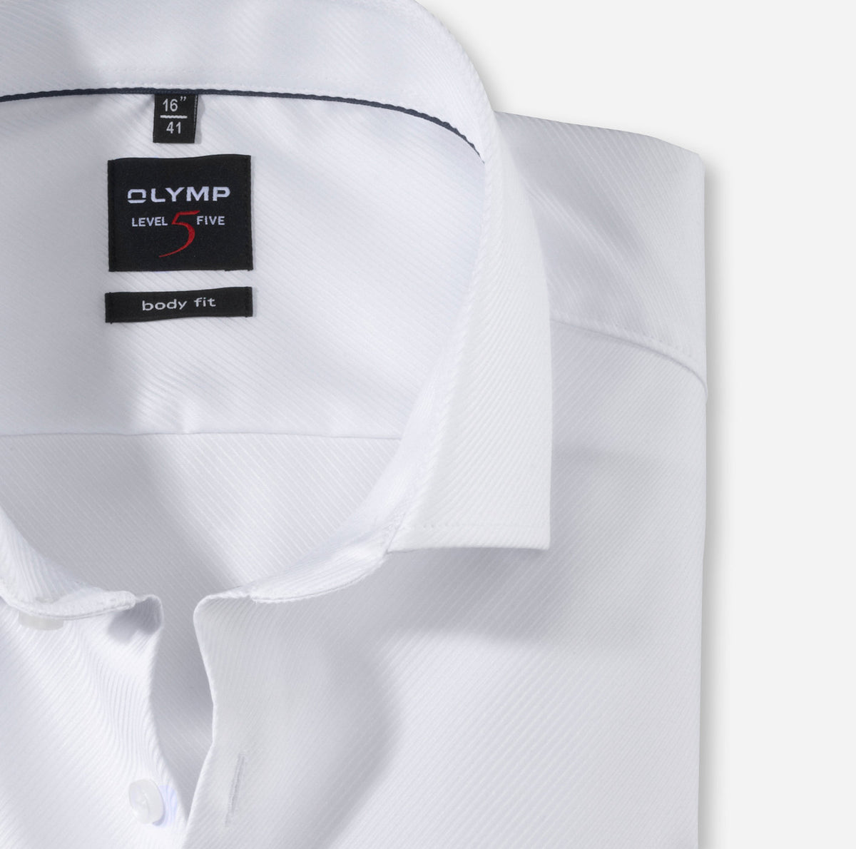 Olymp Body Fit Formal Shirt - White