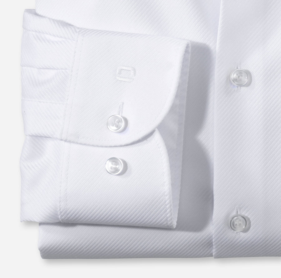 OLYMP Level Five Body Fit Shirt - White