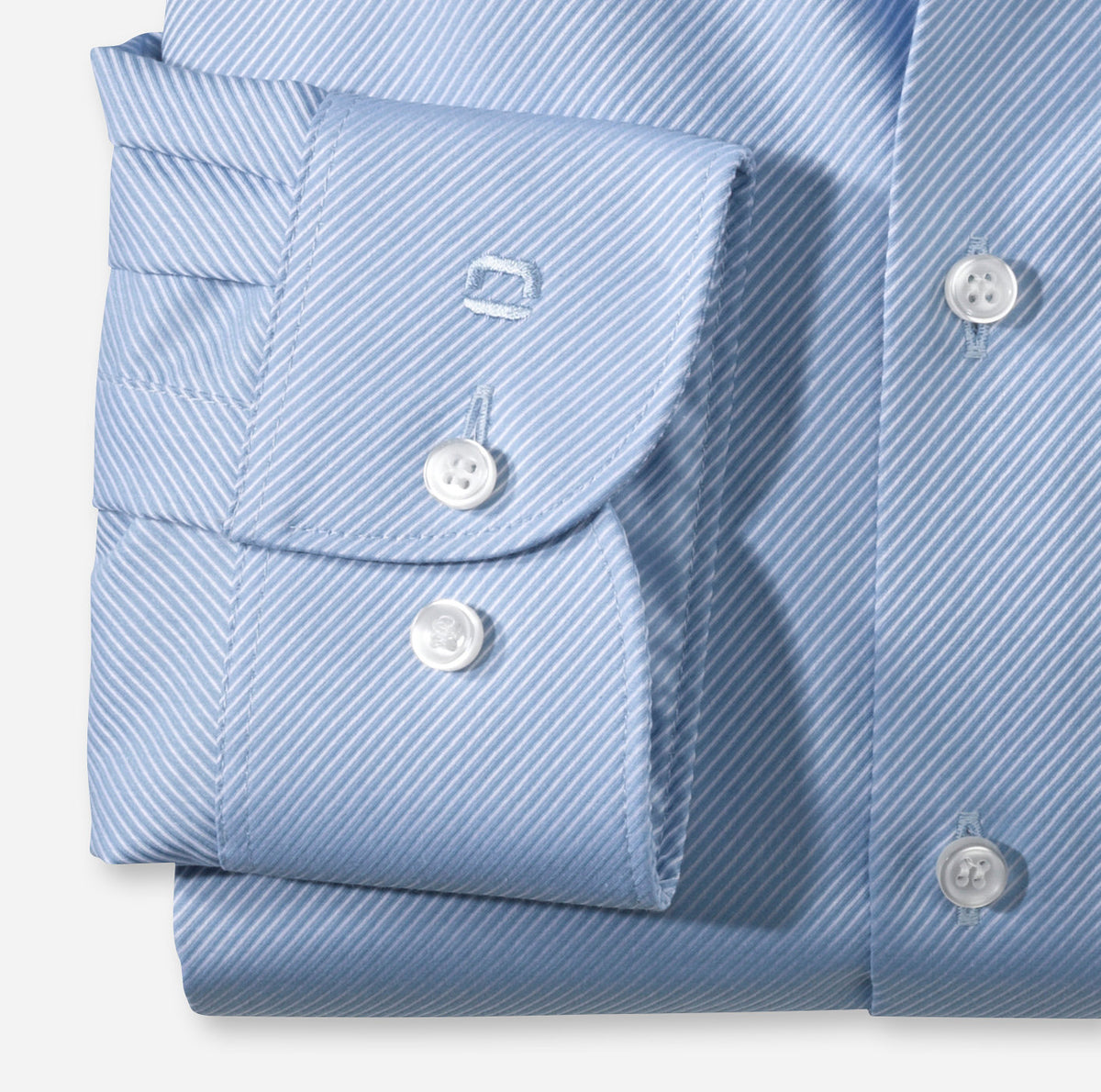 Olymp Body Fit Formal Shirt - Mid-Blue