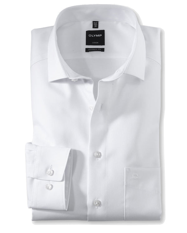 Olymp Modern Fit Formal Shirt - White
