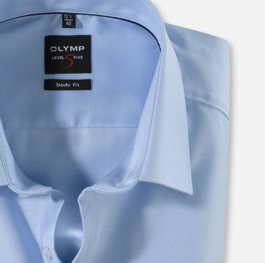 OLYMP Level Five Body Fit Formal Shirt - Light Blue