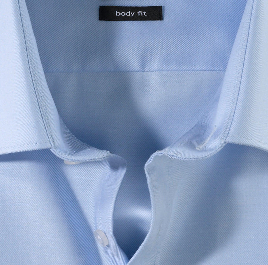 OLYMP Level Five Body Fit Formal Shirt - Light Blue