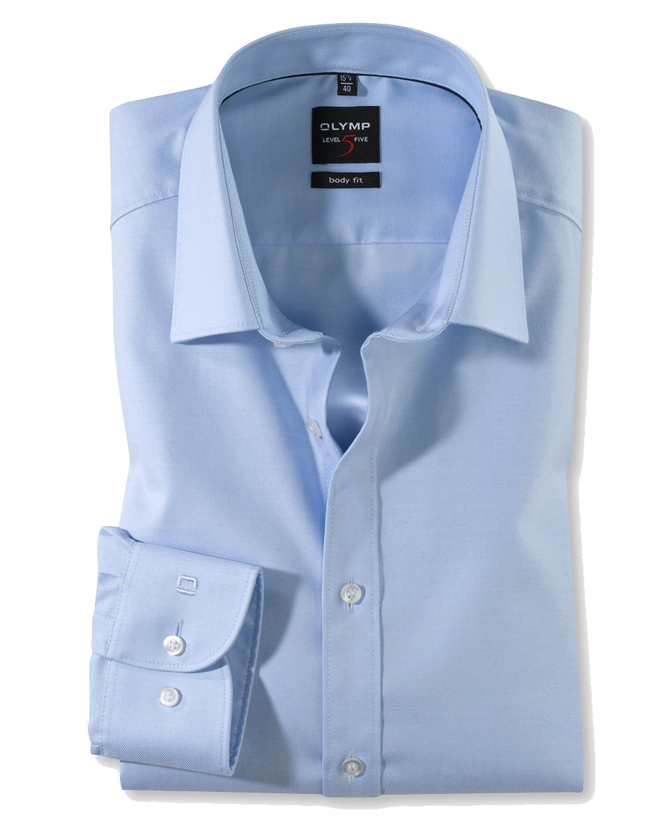Olymp Body Fit Formal Shirt - Light-Blue