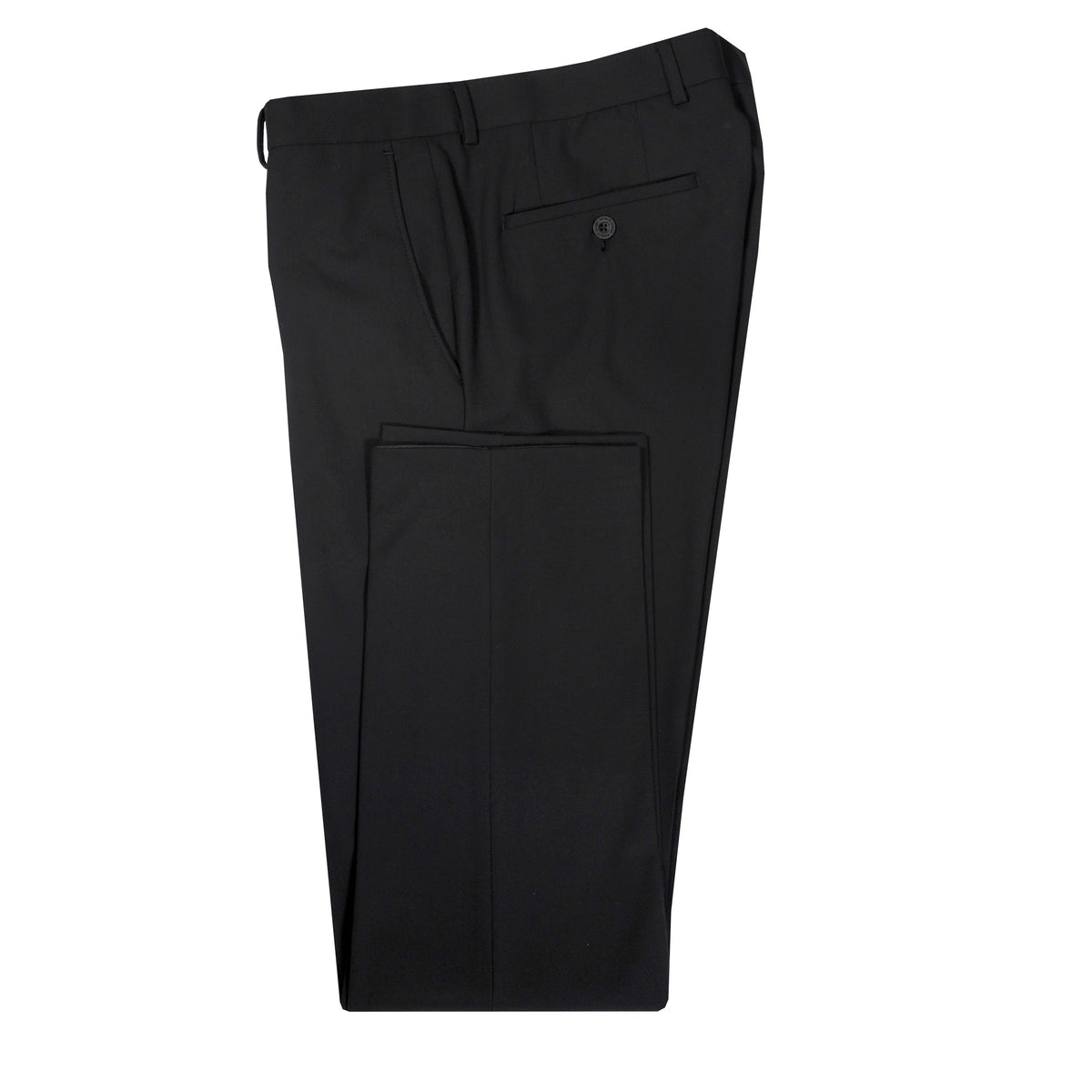 Remus Uomo Tapered Fit Stretch Mix and Match Suit Trousers - Black (Piece 2)