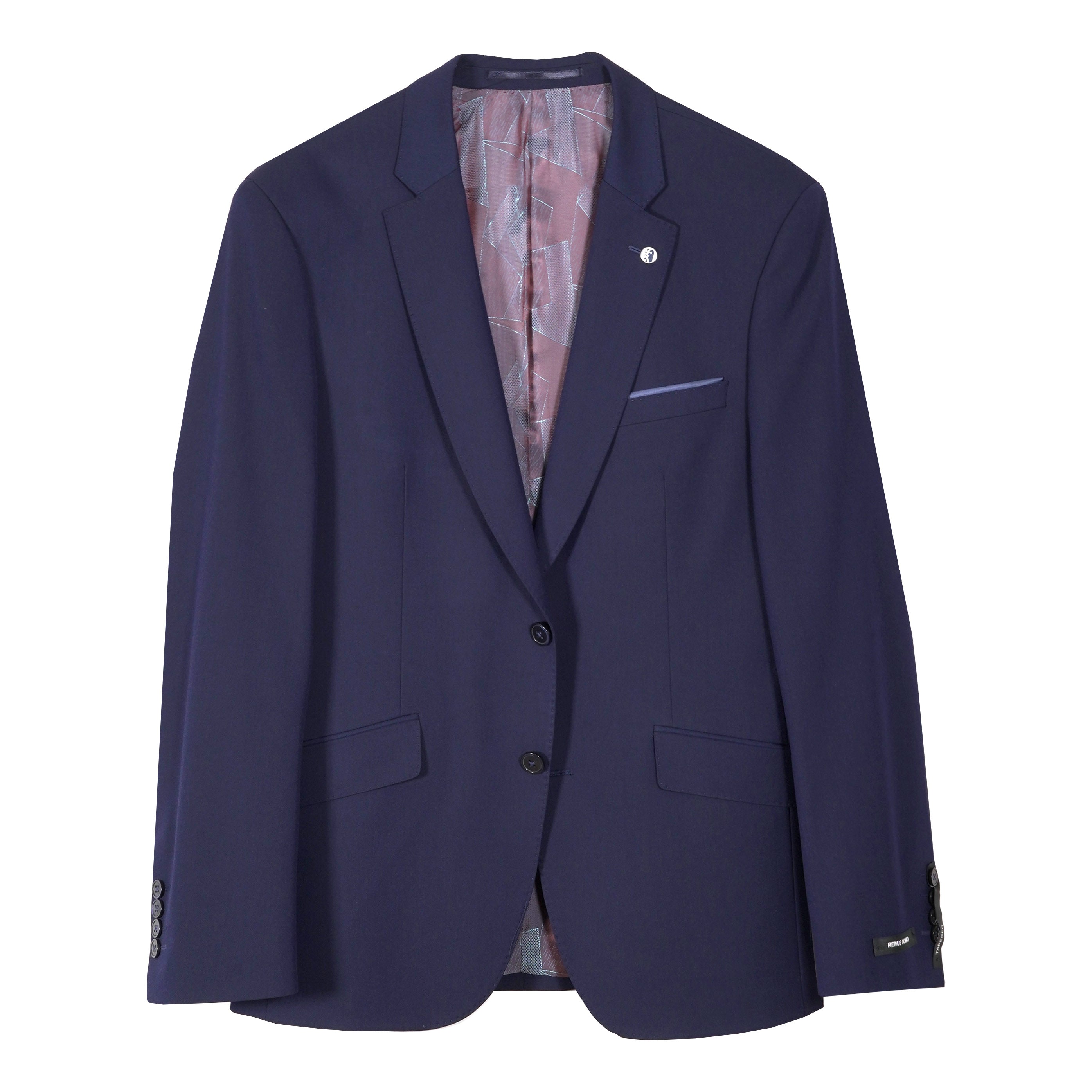 Remus Uomo Tapered Fit Stretch Mix and Match Suit Jacket Blue