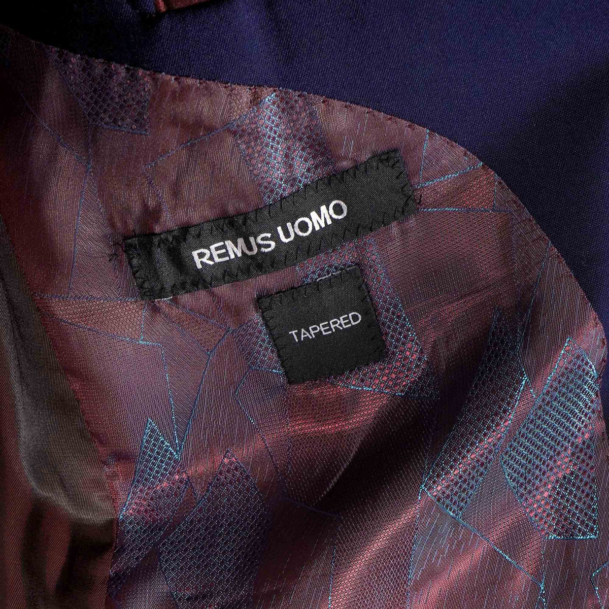 Remus Uomo Tapered Fit Stretch Mix and Match Suit Jacket - Blue (Piece 1)