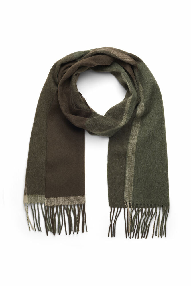 Bugatti Wool and Cashmere Scarf - Green