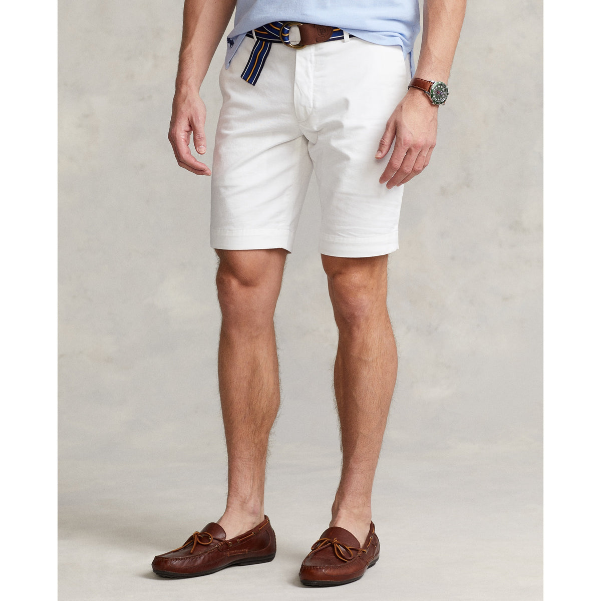 Polo Ralph Lauren 9-Inch Stretch Slim Fit Chino Short - White