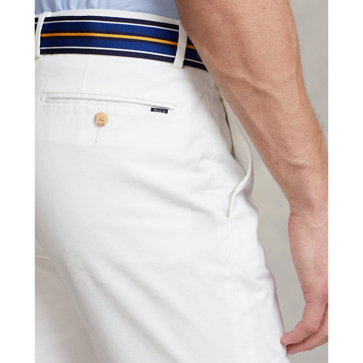 Polo Ralph Lauren 9-Inch Stretch Slim Fit Chino Short - White