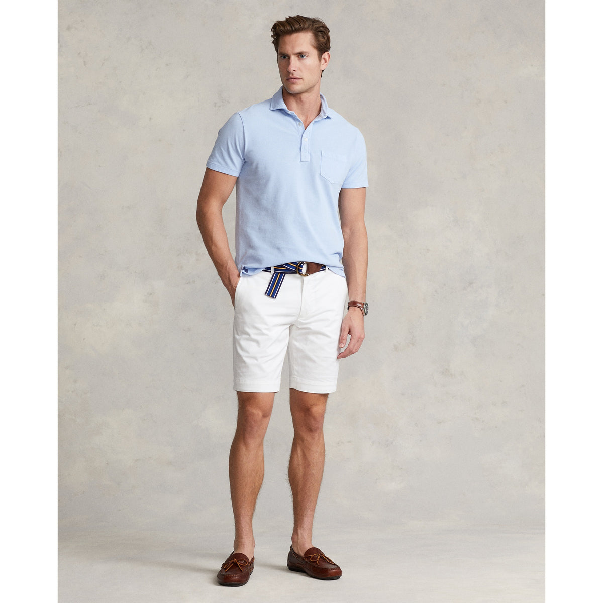 Polo Ralph Lauren 9-Inch Stretch Slim Fit Chino Short - White