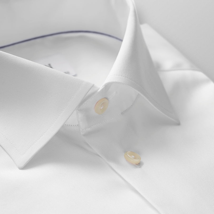 Eton Contemporary Fit Signature Twill Shirt – White