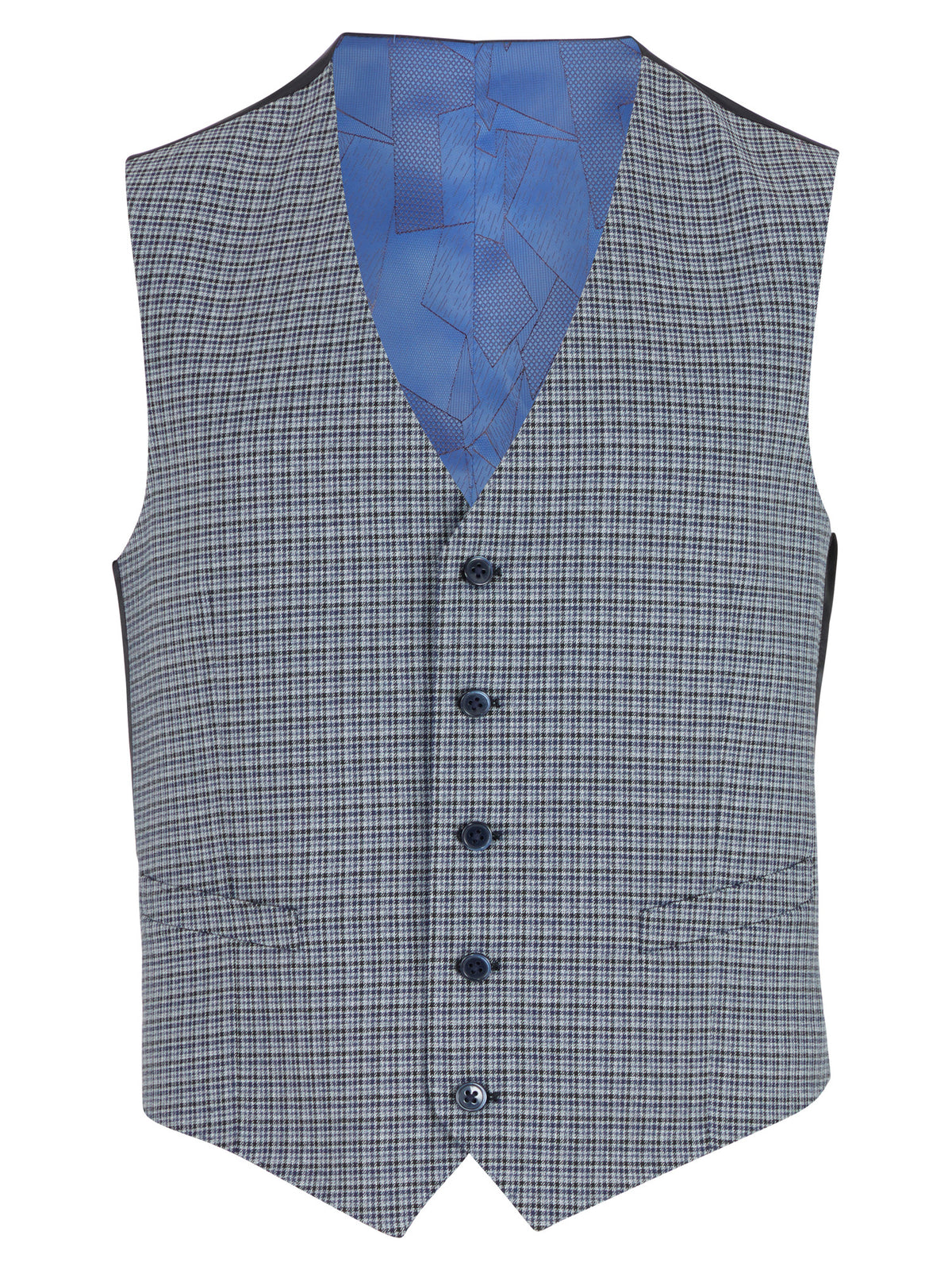 Remus Uomo Palucci Mix + Match Suit Waistcoat - Grey (Piece 3)
