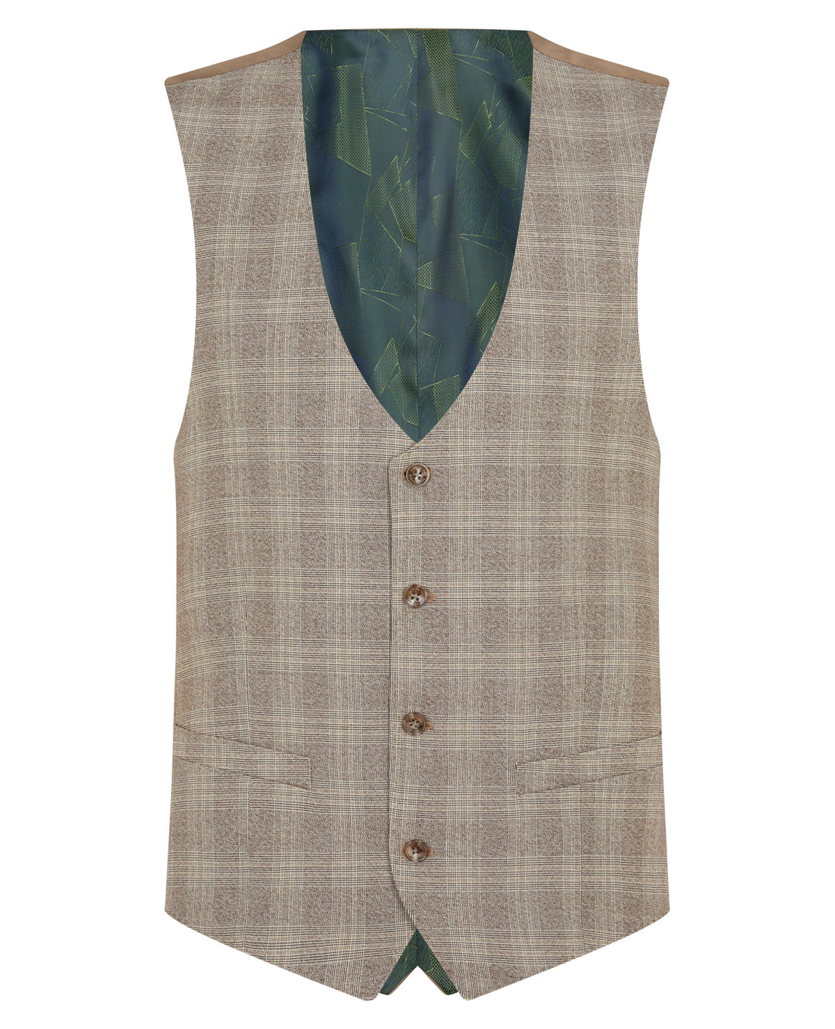 Remus Uomo Laurino Waistcoat - Beige (Mix &amp; Match)