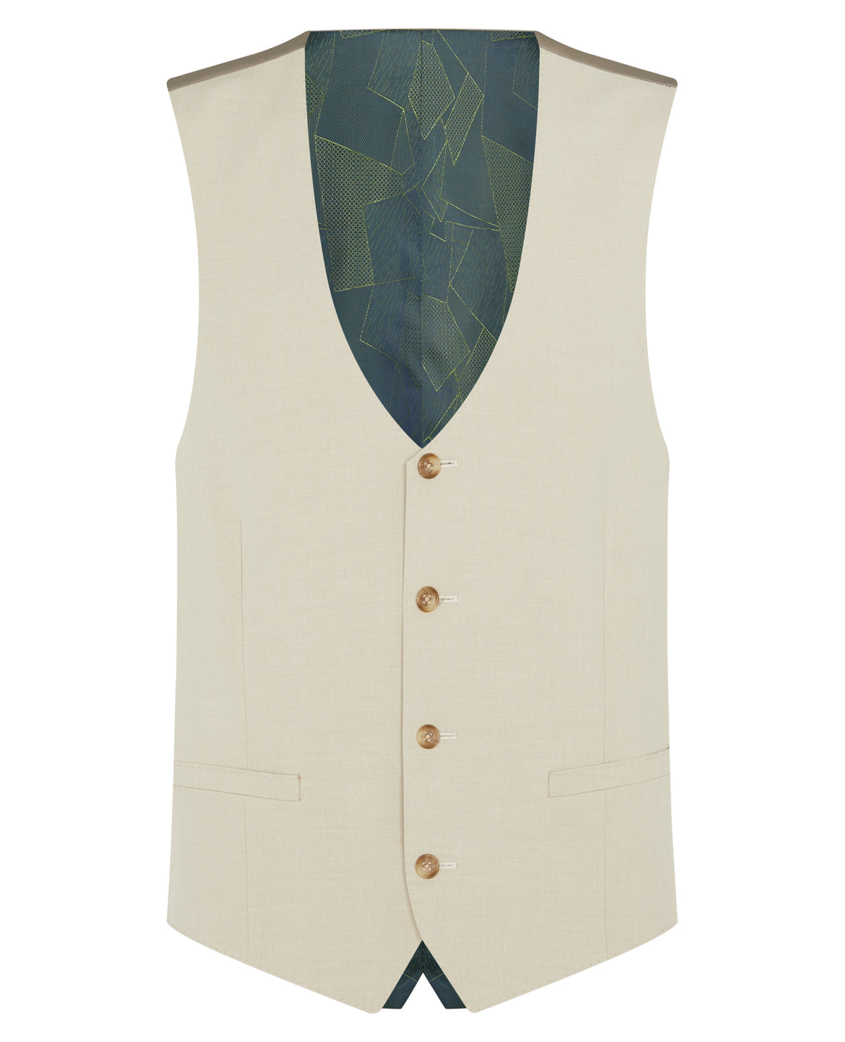 Remus Uomo Laurino Waistcoat - Cream (Mix &amp; Match)
