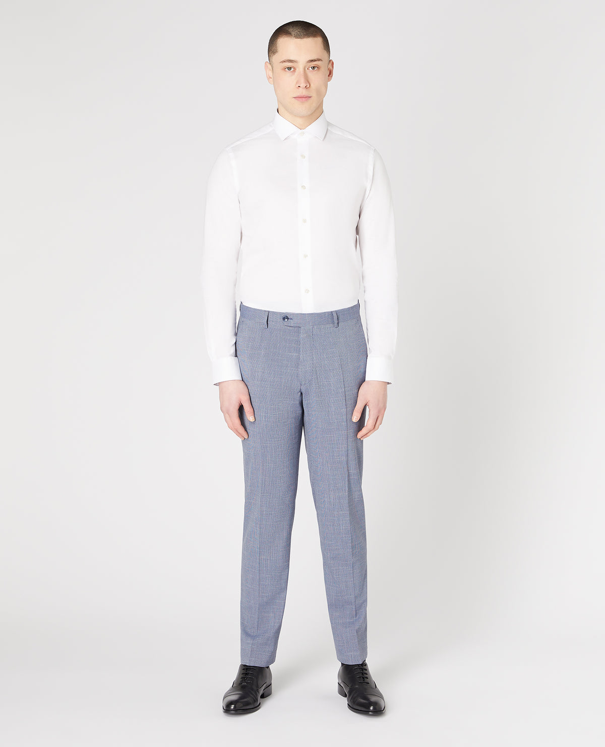 Remus Uomo Palucci Formal Trouser - Blue (Piece 2)