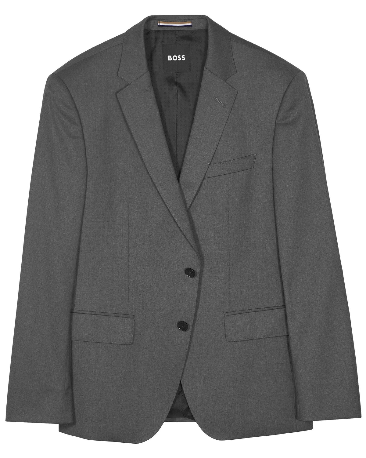 Boss Slim Fit Virgin Wool Serge Jacket - Grey (Piece 1)