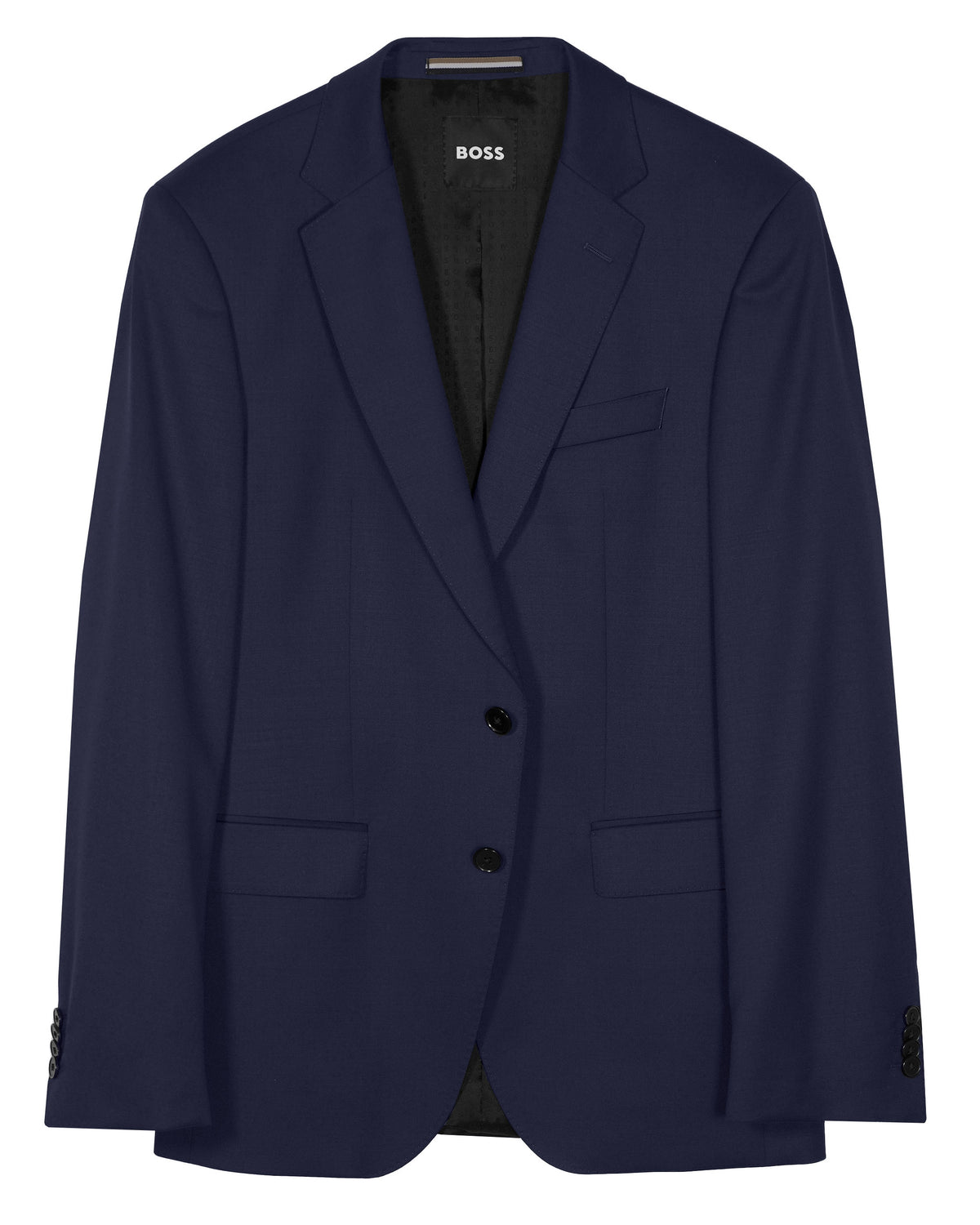 Boss Slim Fit Virgin Wool Serge Jacket - Navy (Piece 1)