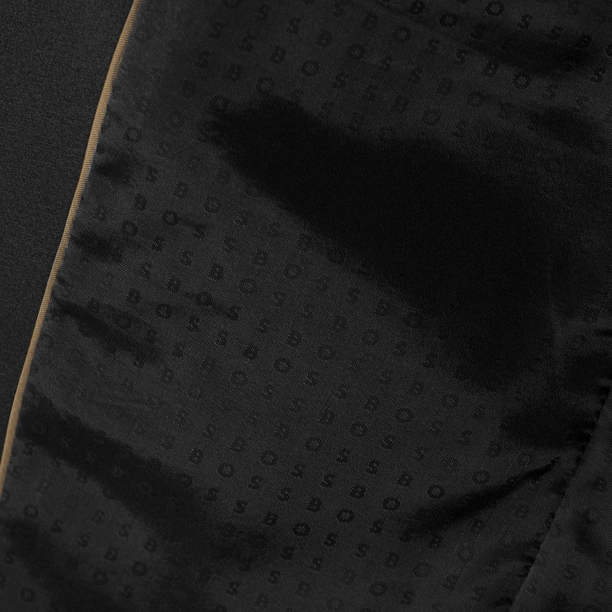 Boss Slim-Fit Virgin-Wool Tuxedo Jacket - Black