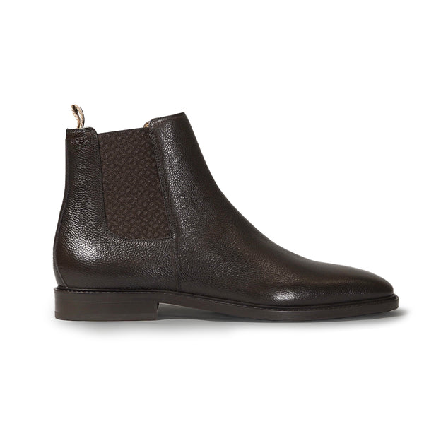 Boss Lisbon Leather Chelsea Boots - Brown