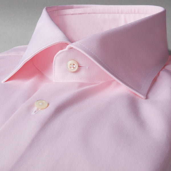 Stenströms Fitted Twill Shirt - Pink