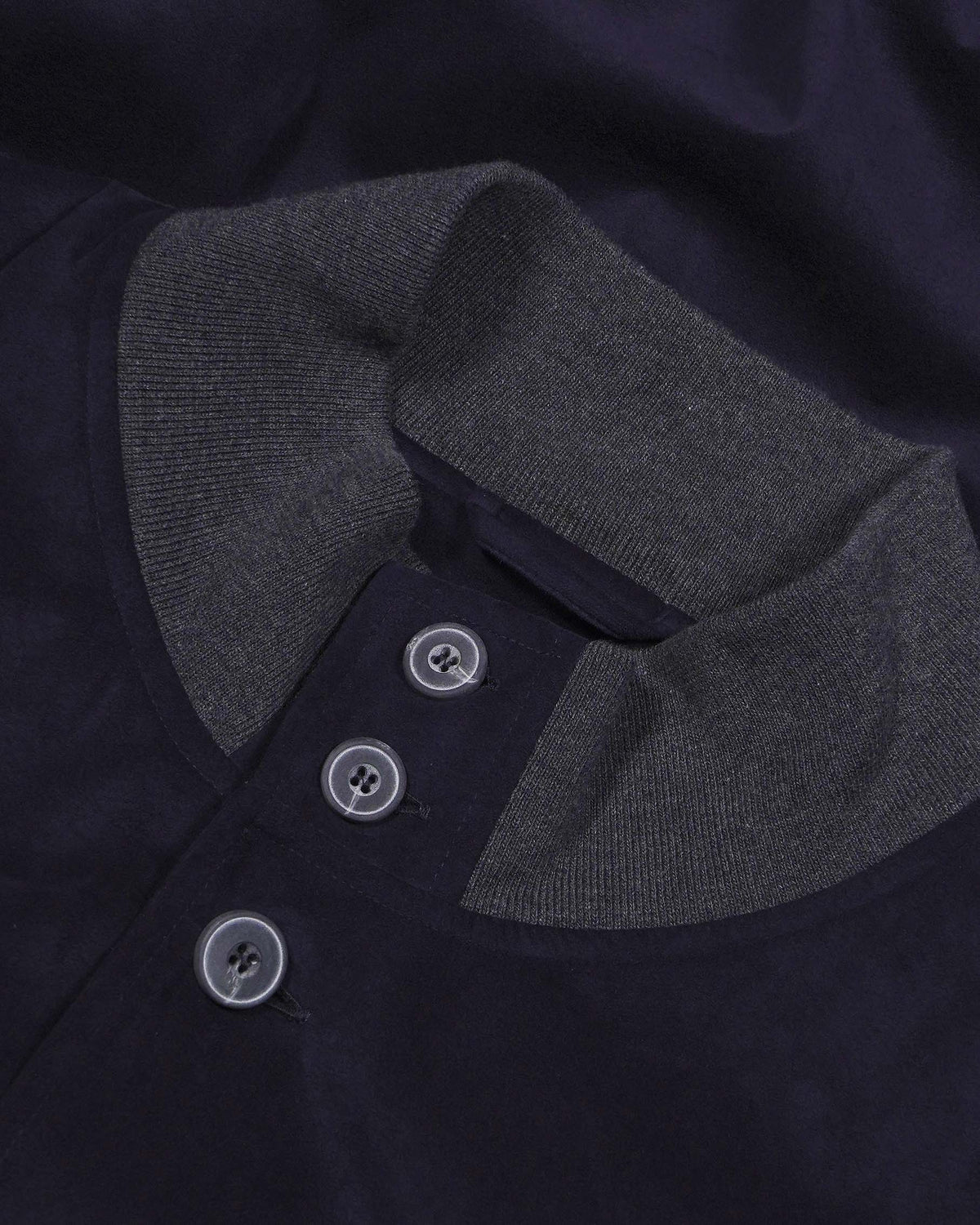 Gran Sasso Alcantara Jacket - Navy