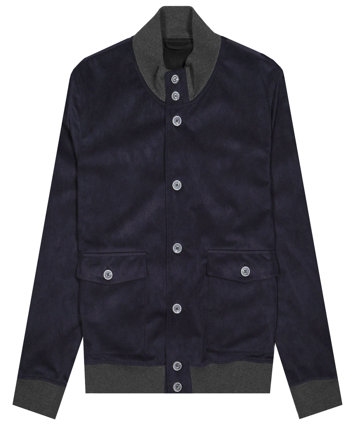Gran Sasso Alcantara Jacket - Navy