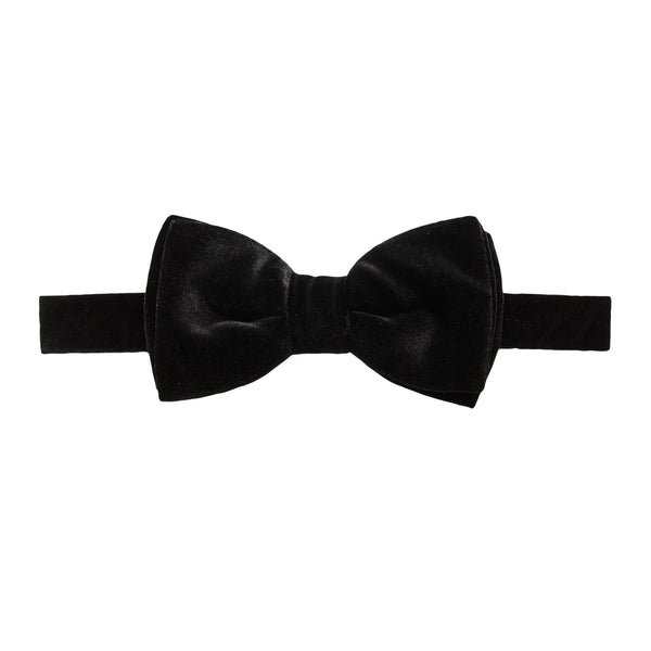 Eton Ready Tied Velvet Bow Tie –  Black