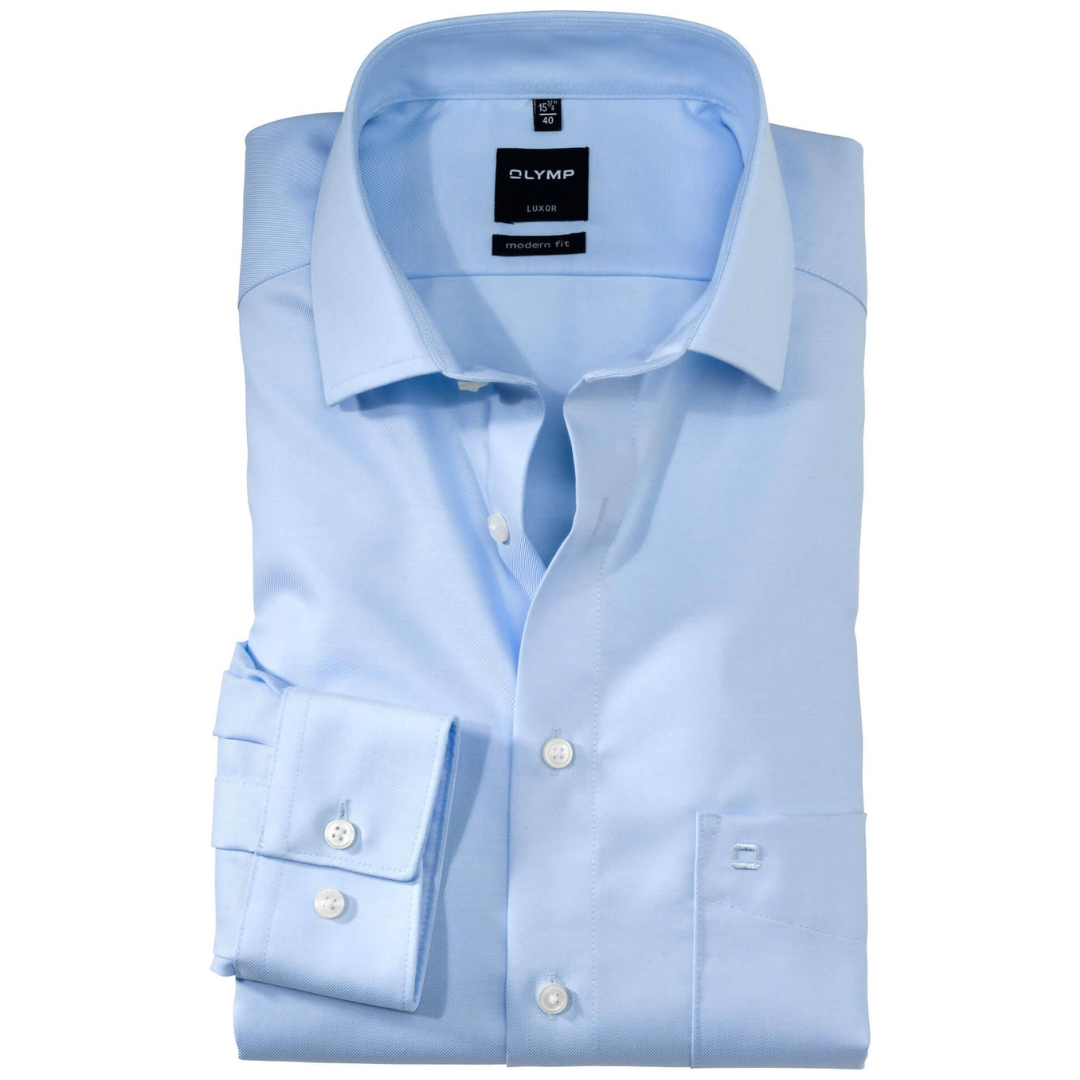 Olymp Luxor Modern Fit Shirt - Blue