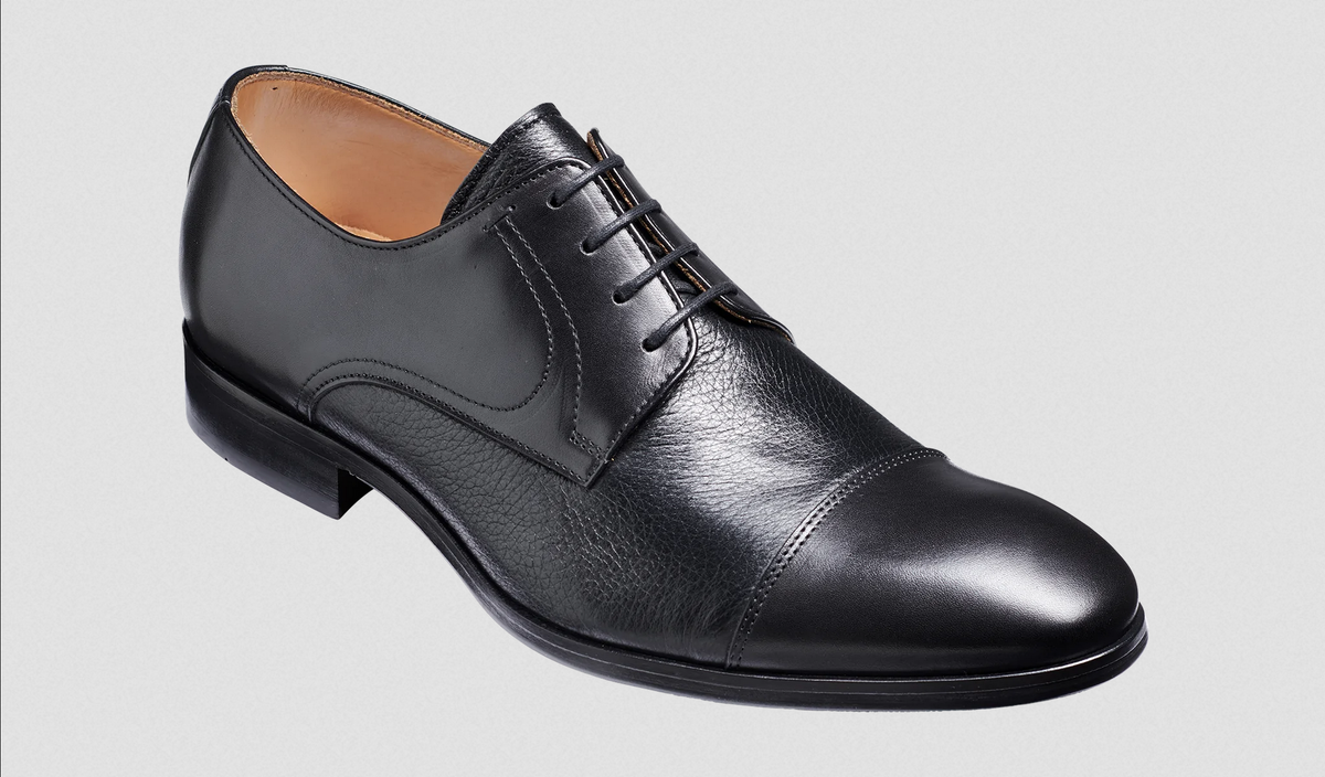 Barker Southwold - Black Calf / Black Deerskin