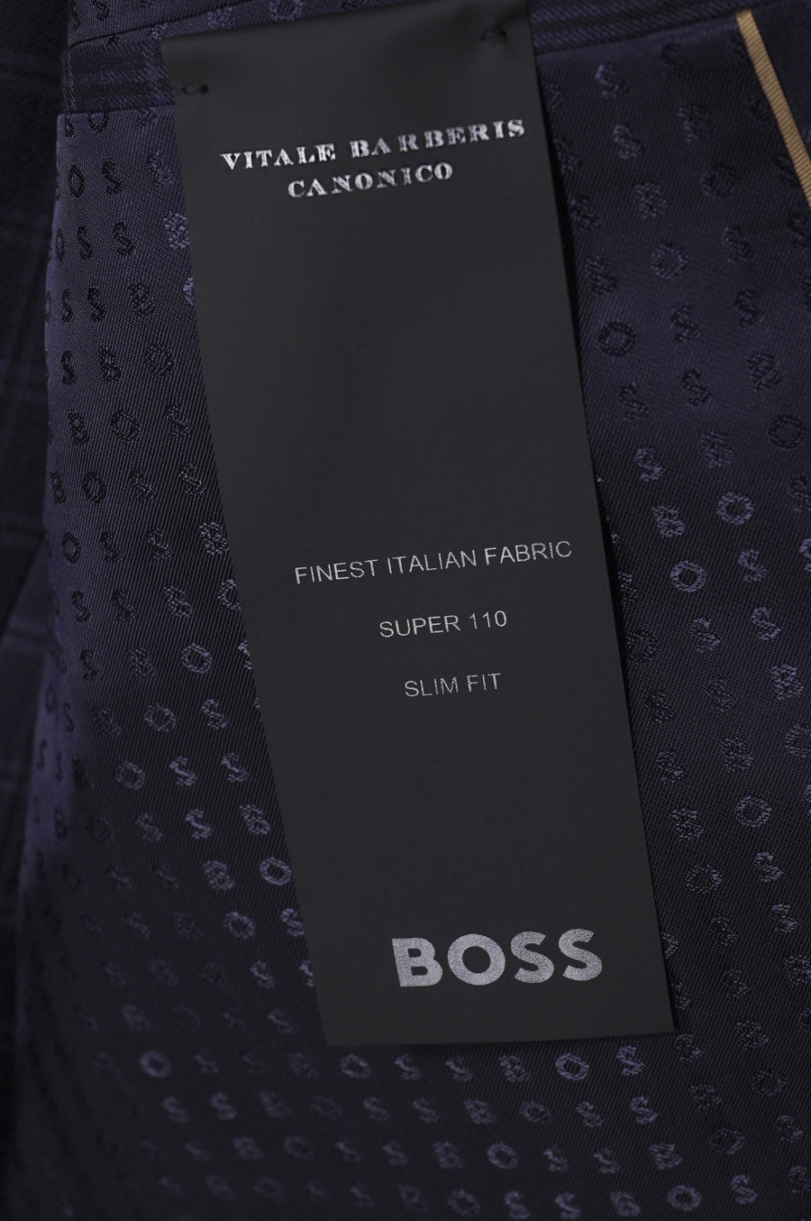 BOSS H-Huge 3-Piece Checked Suit – Blue