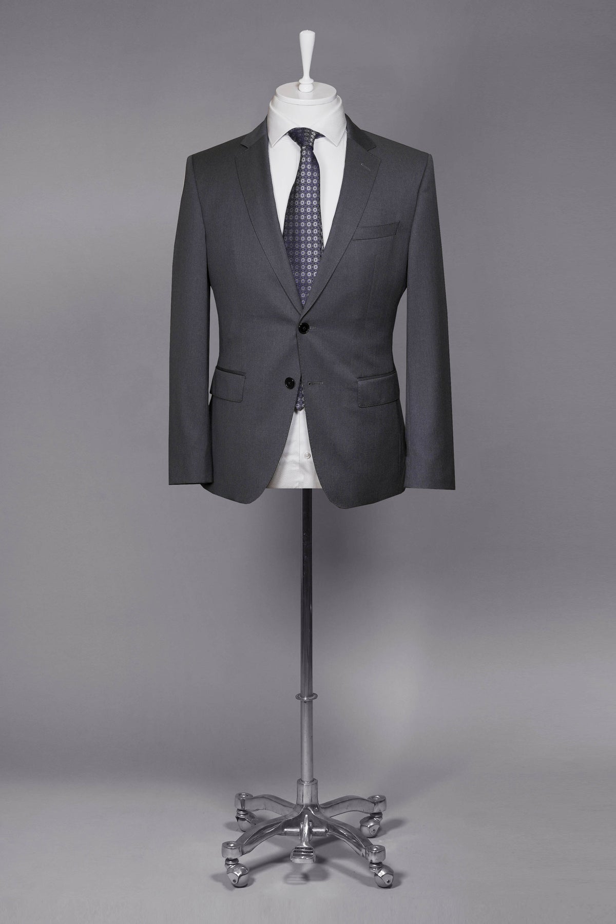 Boss Slim Fit Virgin Wool Serge Jacket - Grey (Piece 1)
