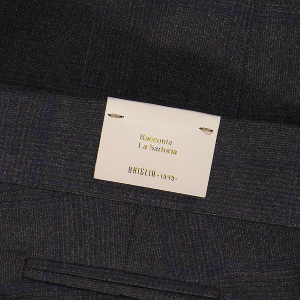 Briglia Formal Check Trousers - Grey
