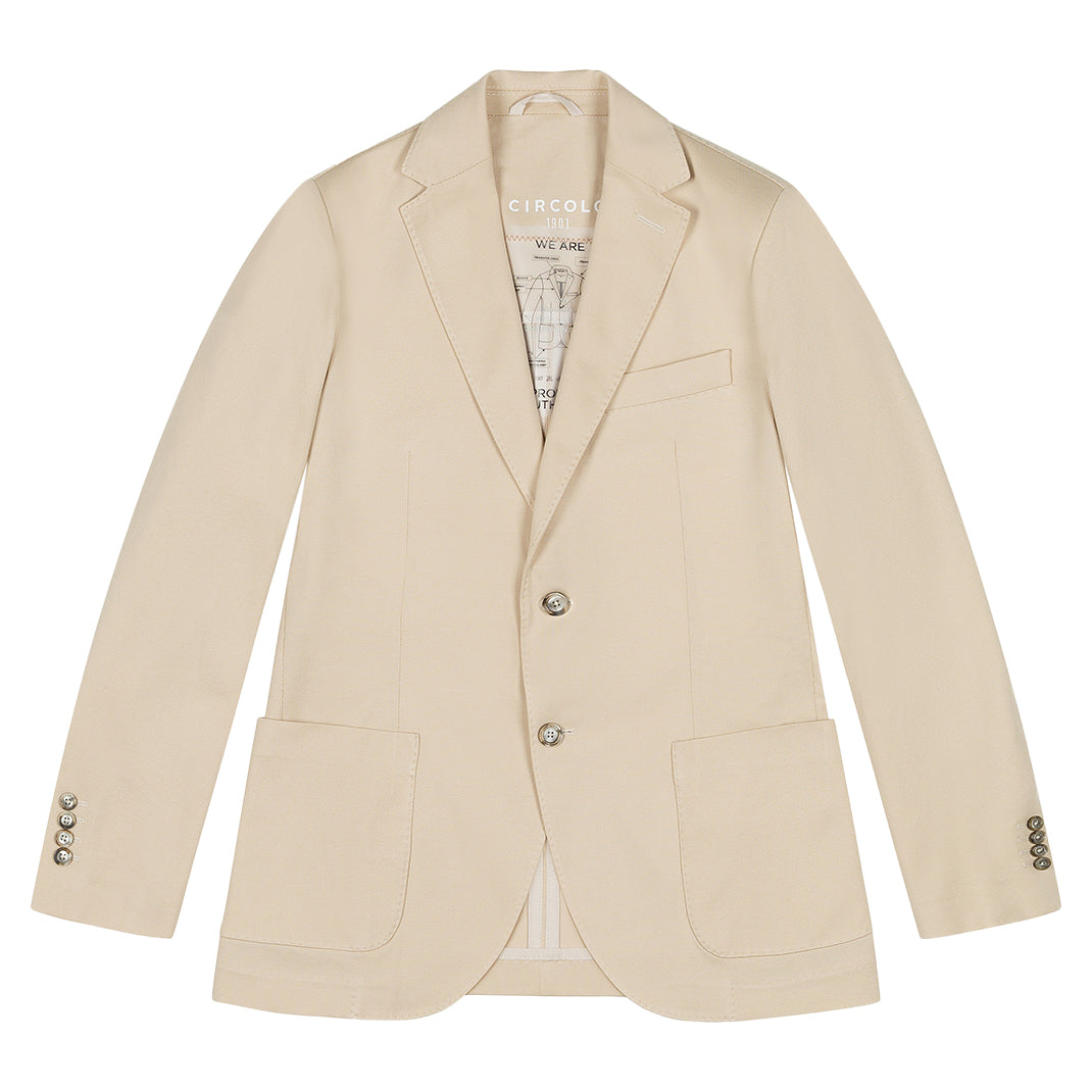 Circolo 1901 Premium Basic Blazer Natural Sand