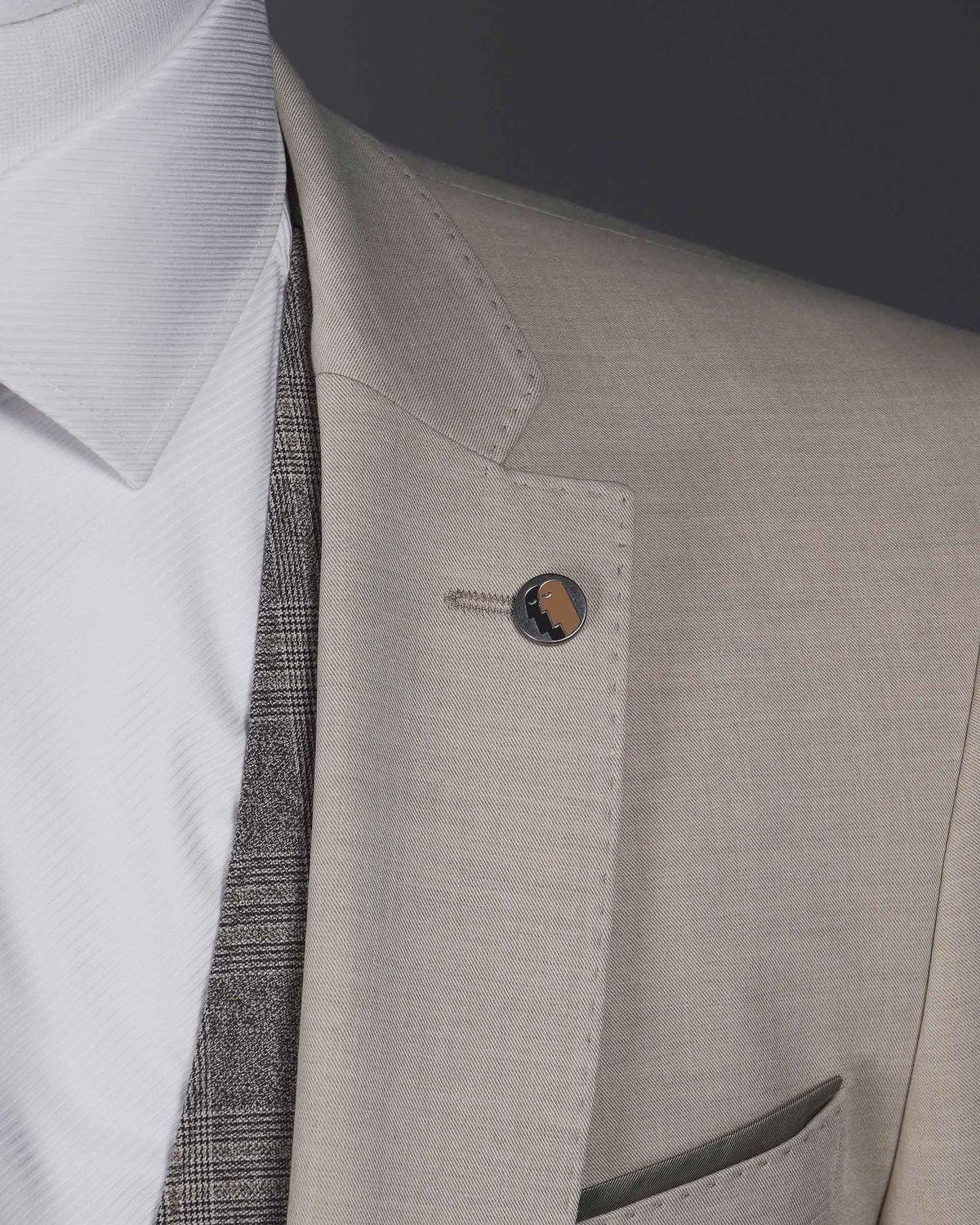 Remus Uomo Laurino 2 Piece Suit - Cream (Jacket &amp; Trousers)