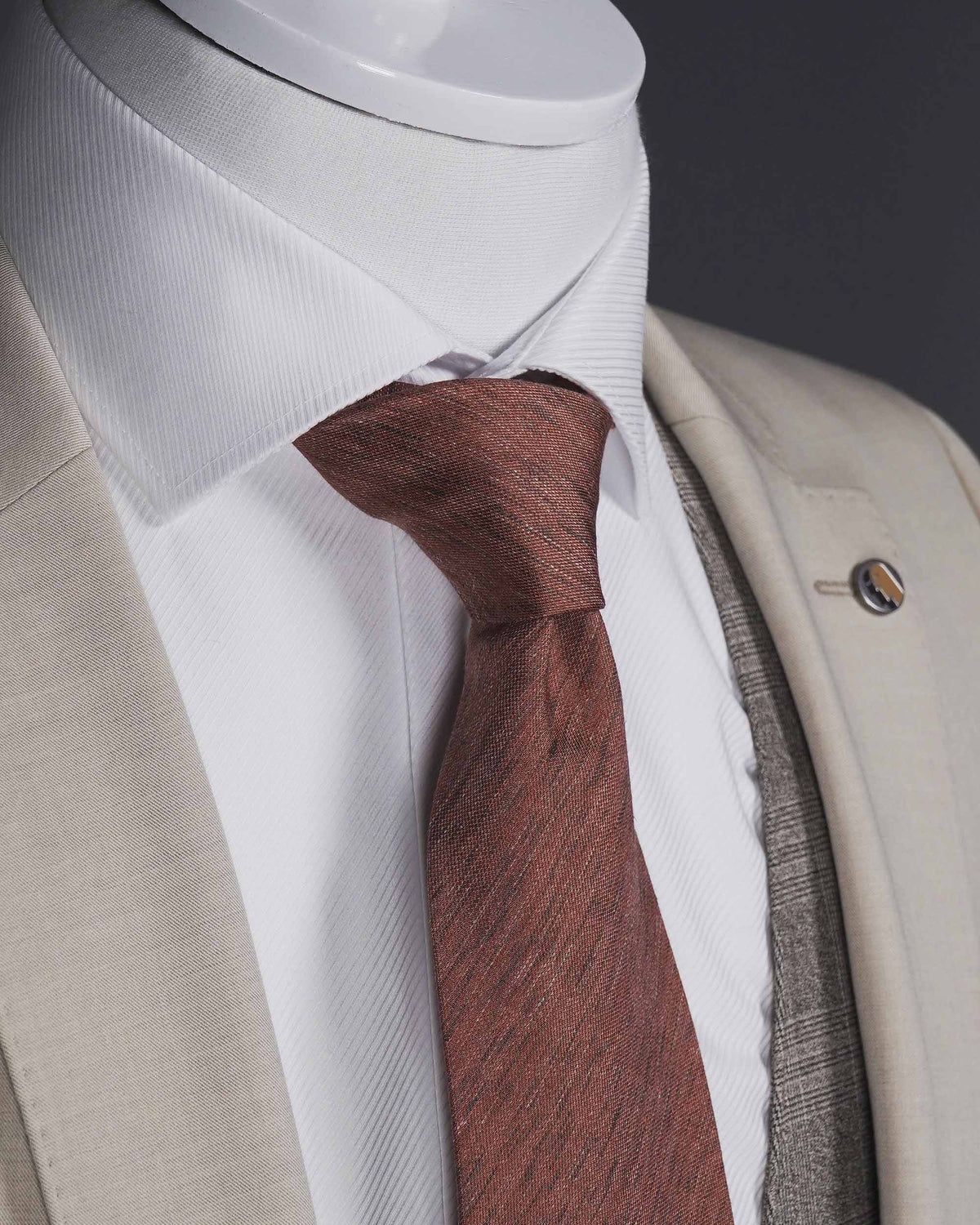 Remus Uomo Laurino 2 Piece Suit - Cream (Jacket &amp; Trousers)