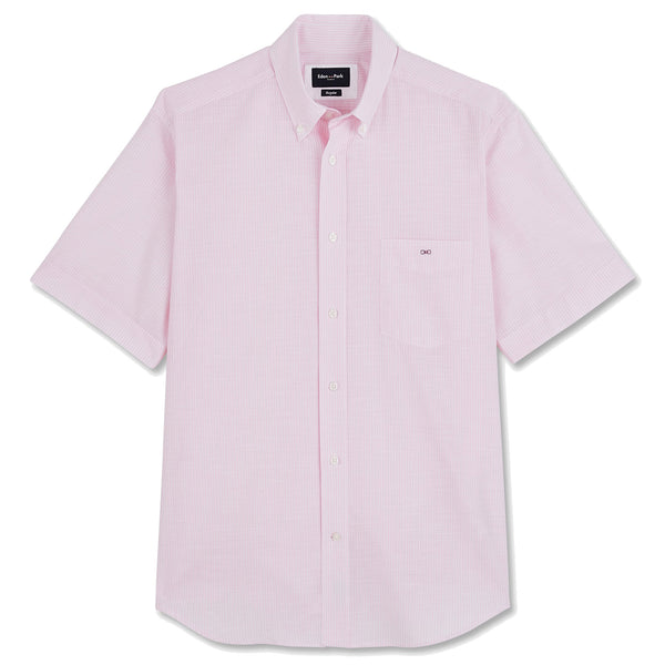 Eden Park Striped Short Sleeved Shirt - Pink