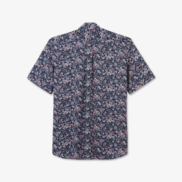 Eden Park Shirt with Exclusive Floral Print - Navy
