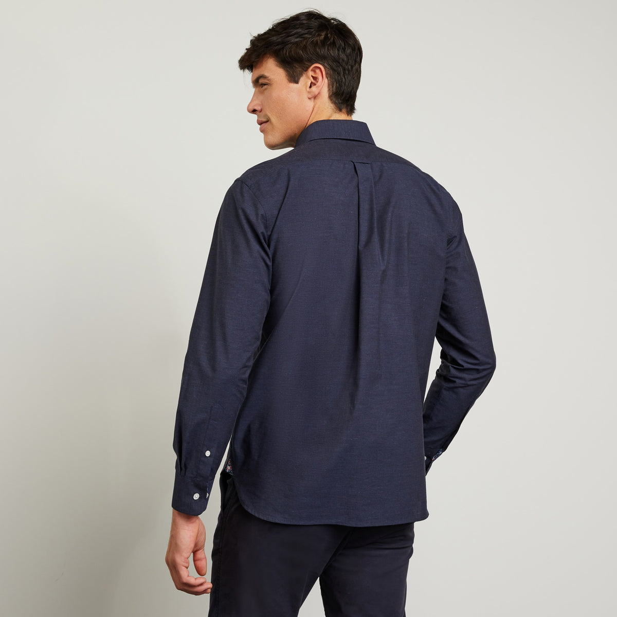 Eden Park Shirt in Zephyr Cotton - Navy