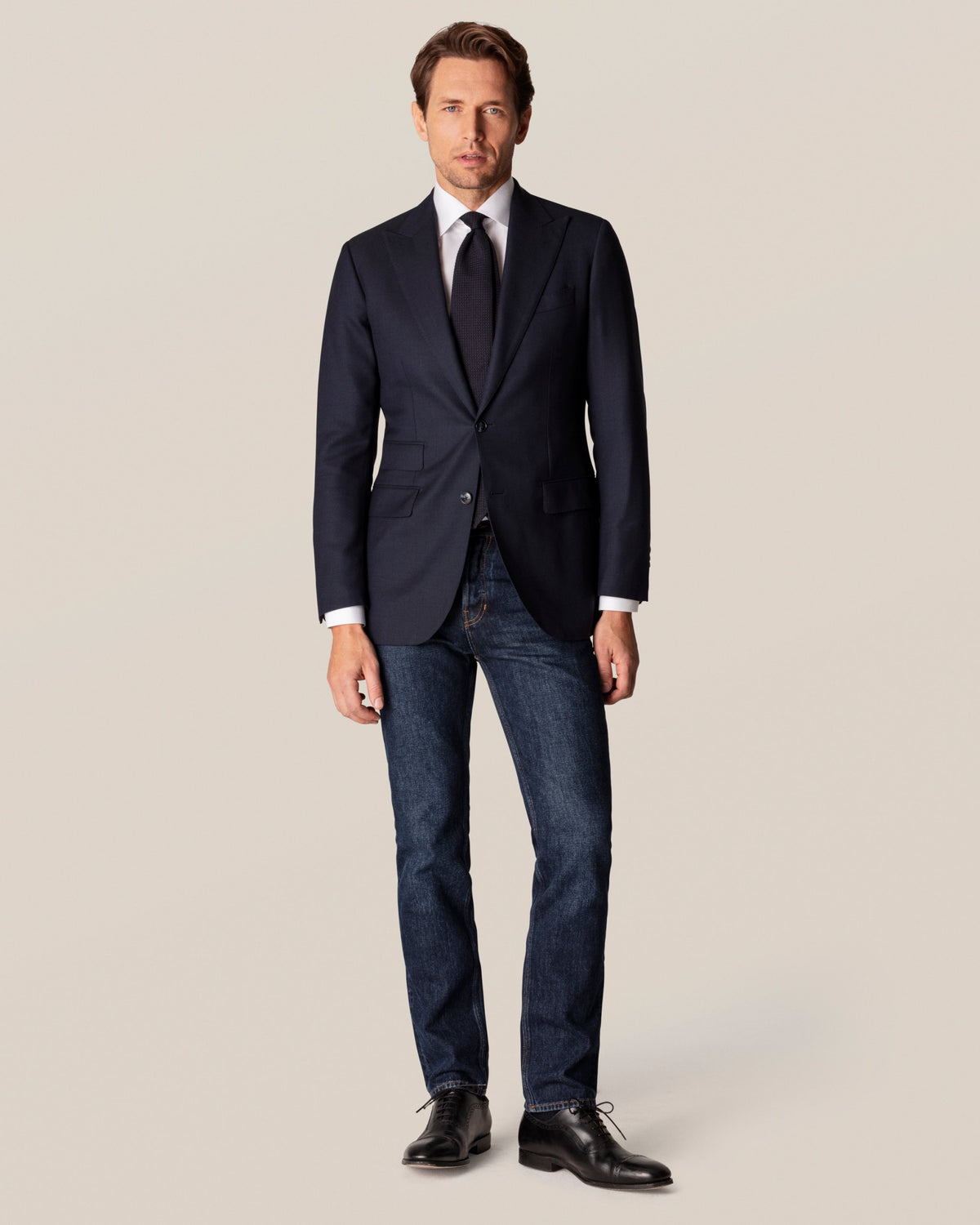 Eton Slim Fit Signature Slim Fit Twill Shirt -White