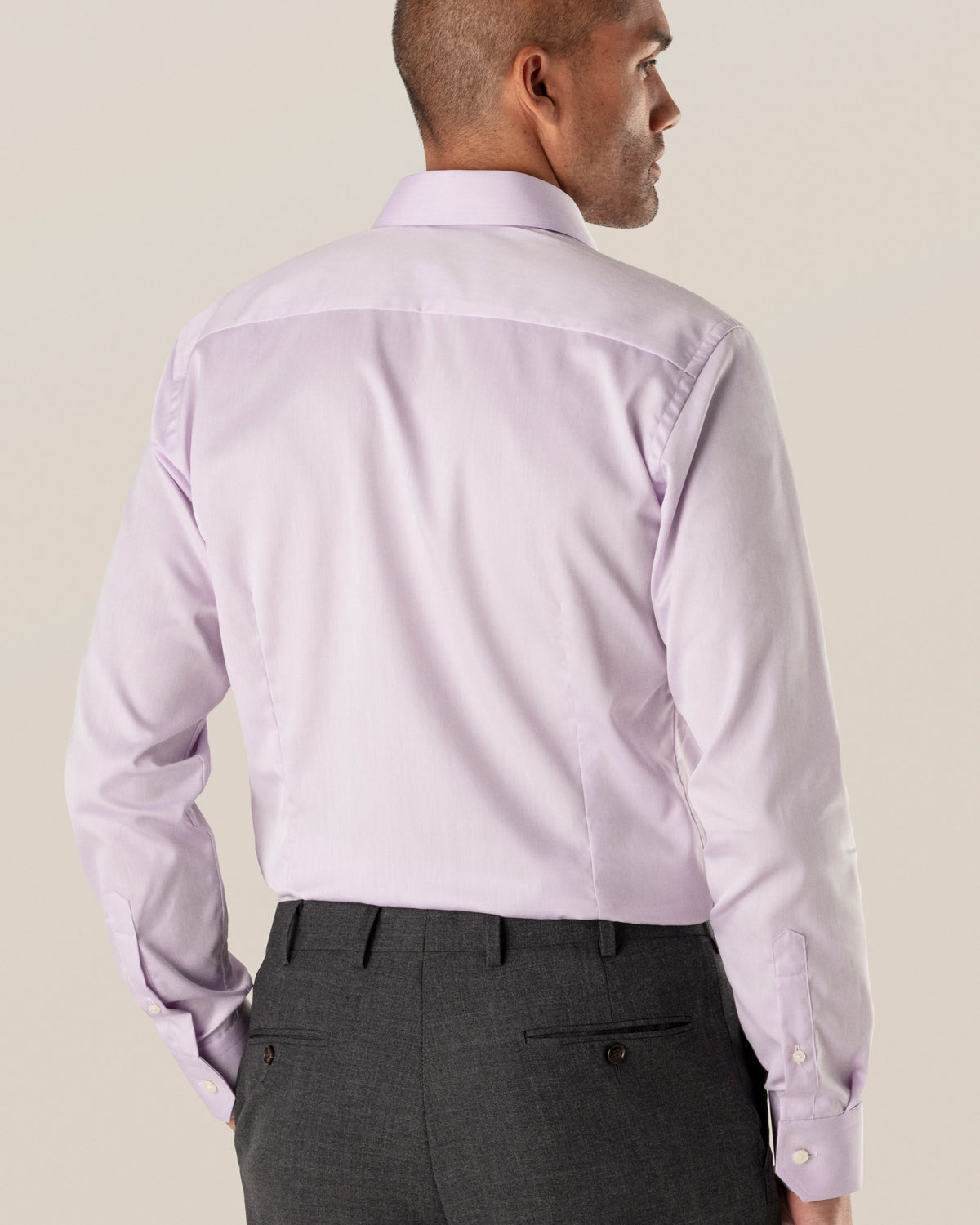 Eton Contemporary Fit Signature Twill Shirt - Purple