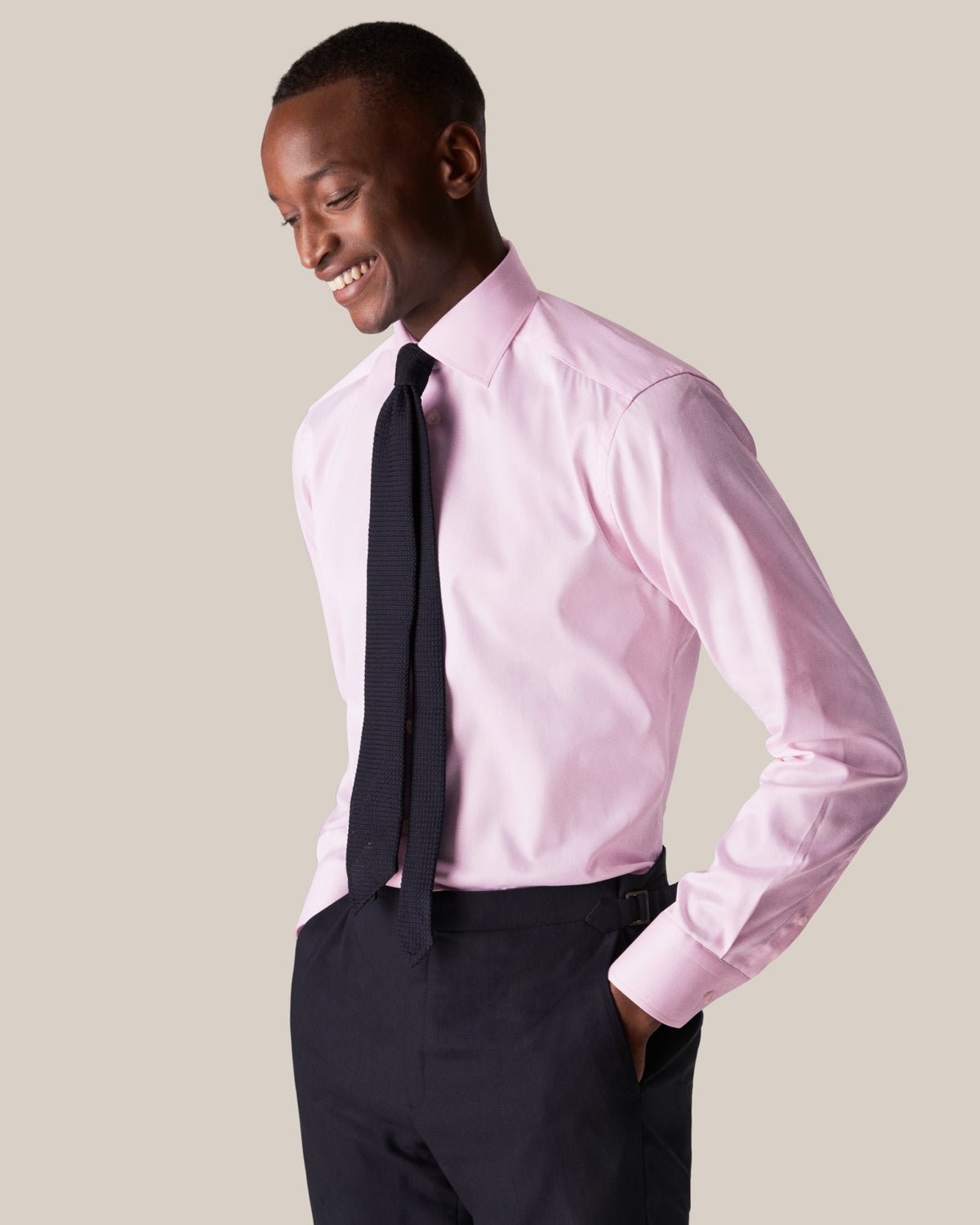 Eton Contemporary Fit Signature Twill Shirt - Pink