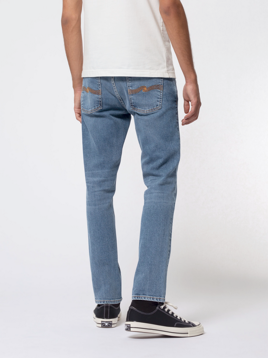 Nudie Jeans Lean Dean - Slim Tapered Fit Organic Jeans - Lost Orange B 