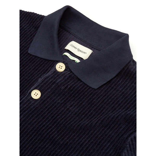 Oliver Spencer Tabley Polo Shirt - Navy (Organic)