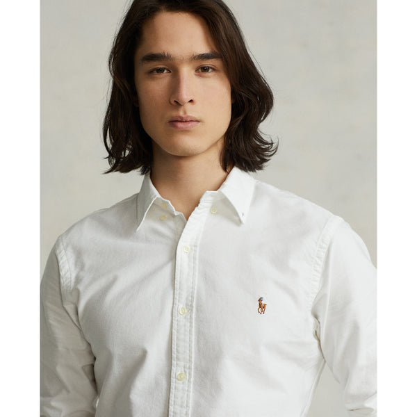 Polo Ralph Lauren Slim Fit Oxford Shirt - White