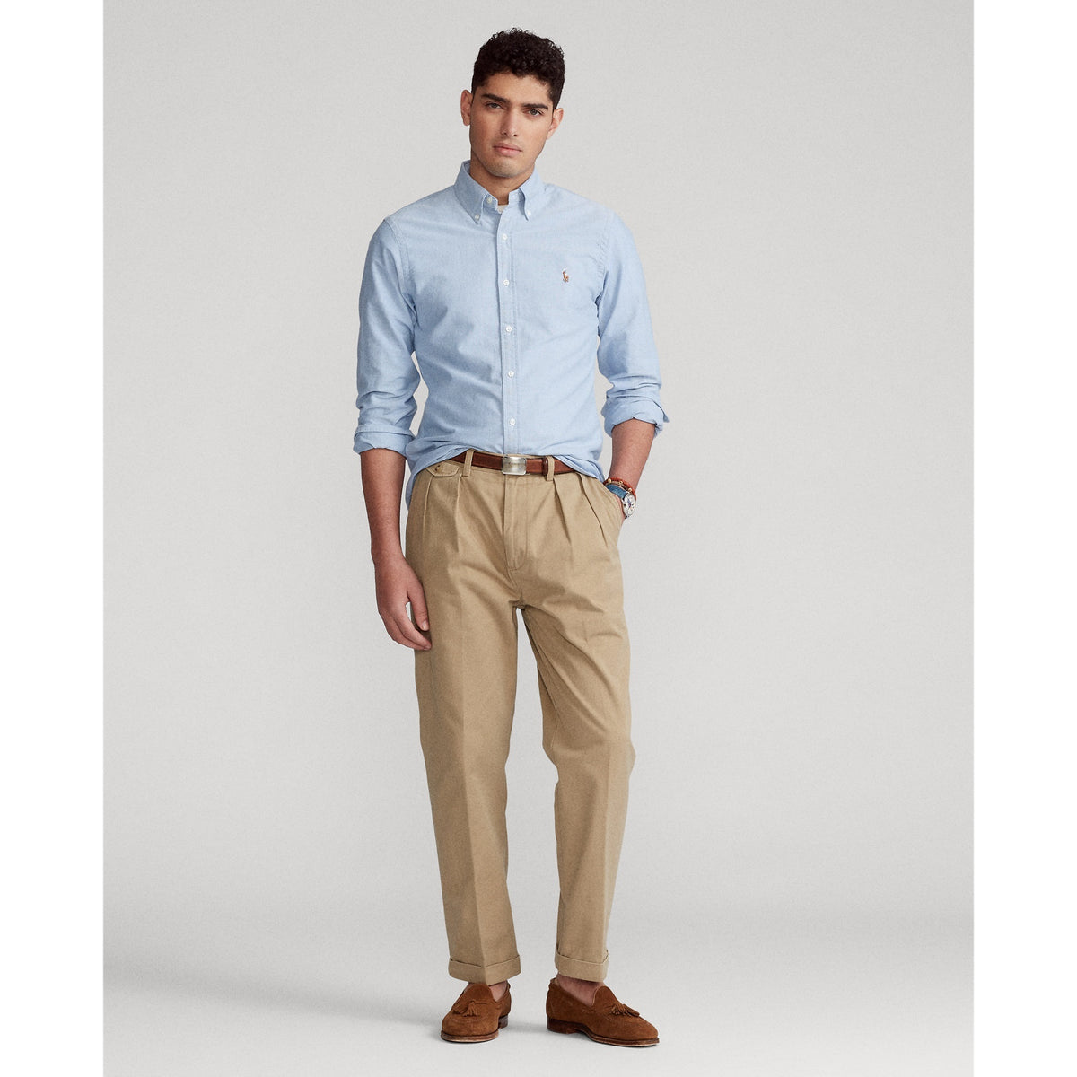 Polo Ralph Lauren Slim Fit Oxford Shirt - Blue