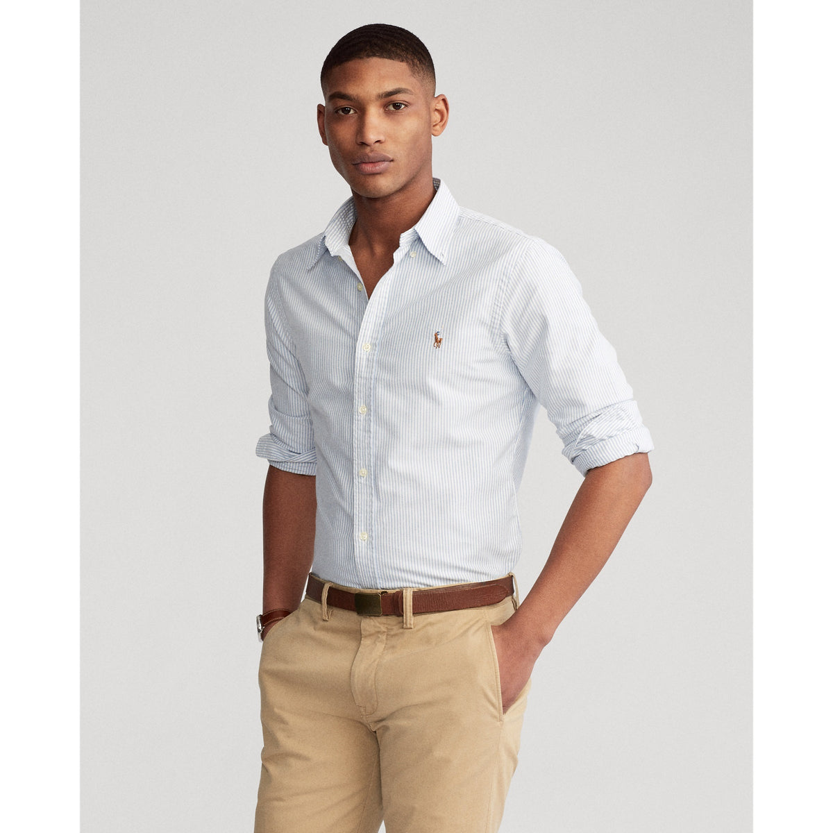 Polo Ralph Lauren Slim Fit Oxford Sport Shirt - Blue